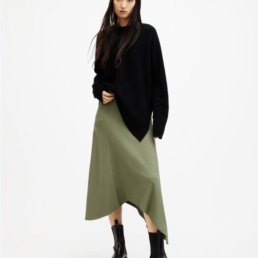 All Saints Gia Green Skirt